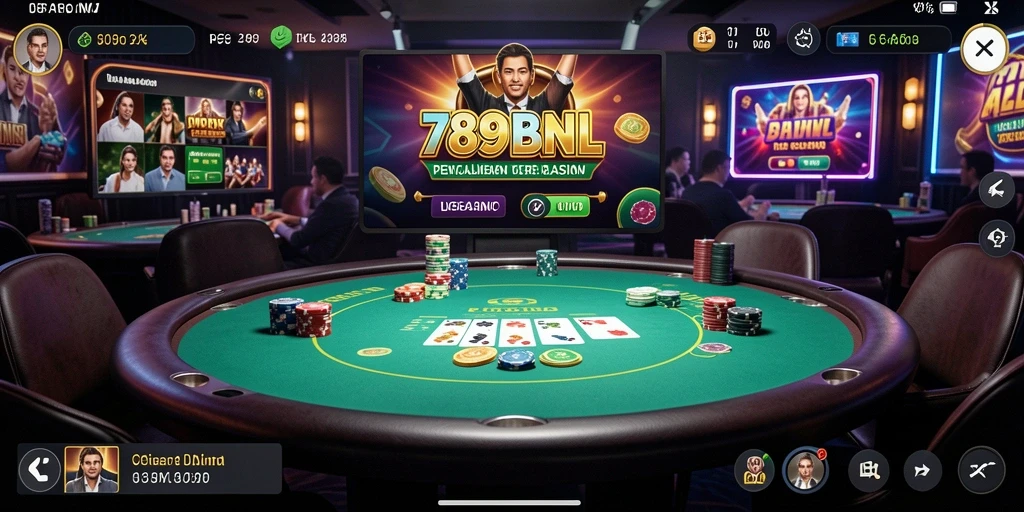 Tampilan gameplay seru di 789BNL dengan dealer live yang profesional.