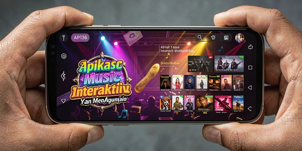 Tampilan gameplay API36 yang menampilkan interaksi musik yang seru.