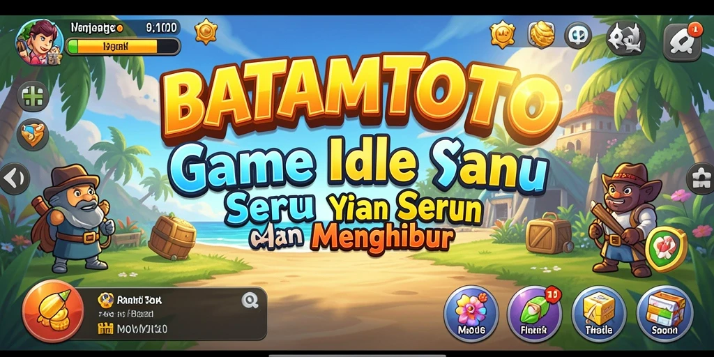 Tampilan gameplay seru dalam BATAMTOTO dengan elemen Idle yang menarik.