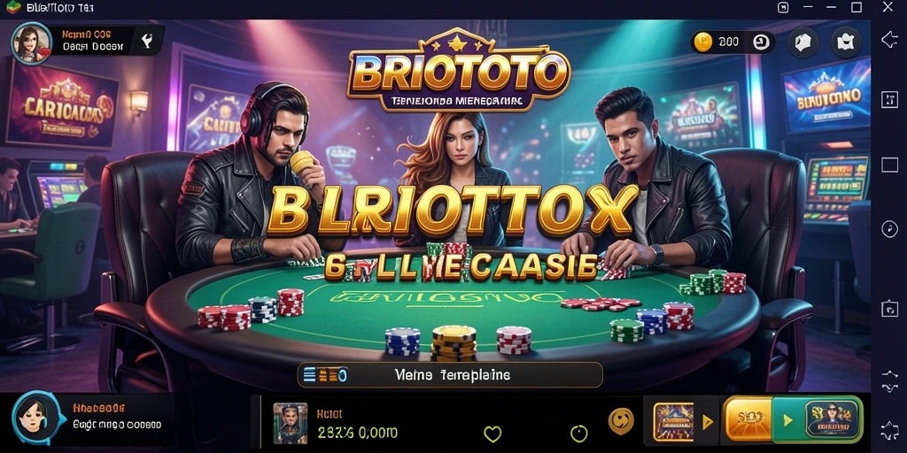 Tampilan gameplay Live Casino BRIOTOTO yang mendebarkan.