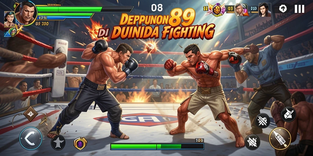 Tampilkan gameplay seru dari DEPO89 dengan karakter Fighting.