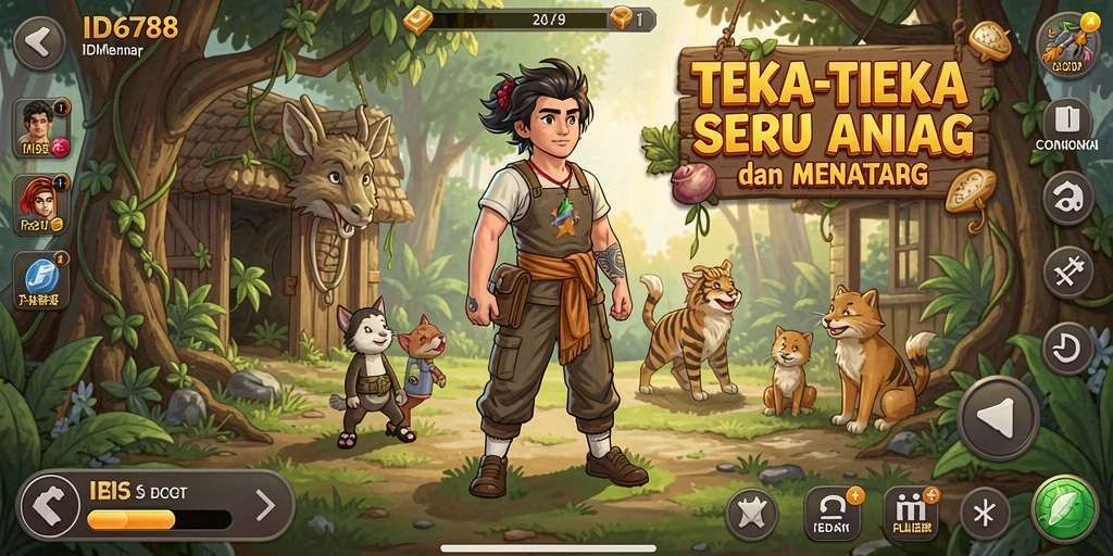 Tampilan seru gameplay Puzzle di ID6788 yang menantang.