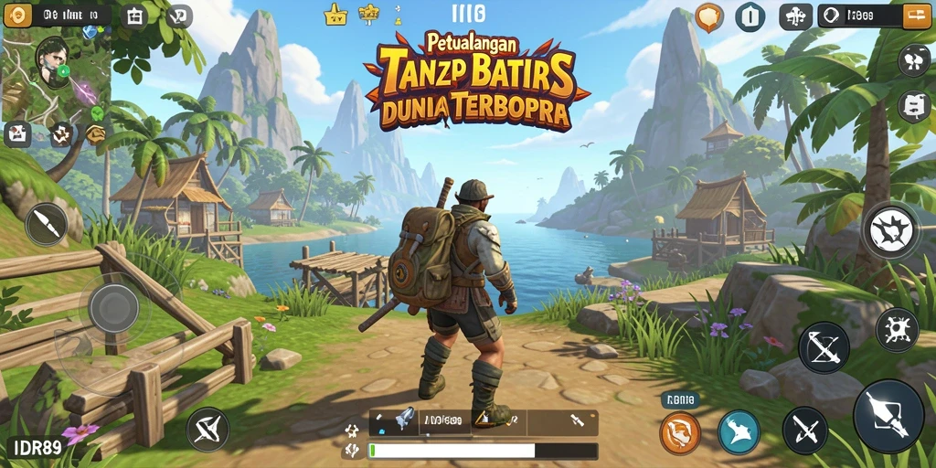 Gameplay seru di dunia terbuka yang luas dan indah.