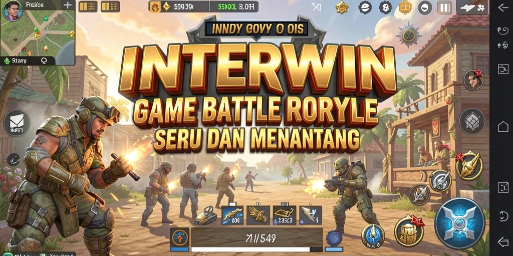 Gameplay seru dengan pertempuran intens dalam INTERWIN.