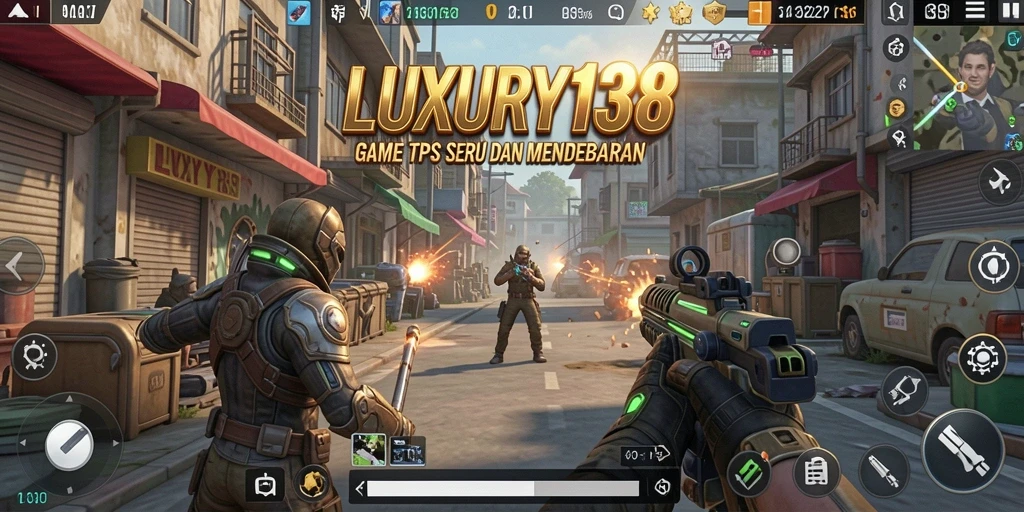 Tampilan gameplay TPS yang mendebarkan dan penuh aksi.