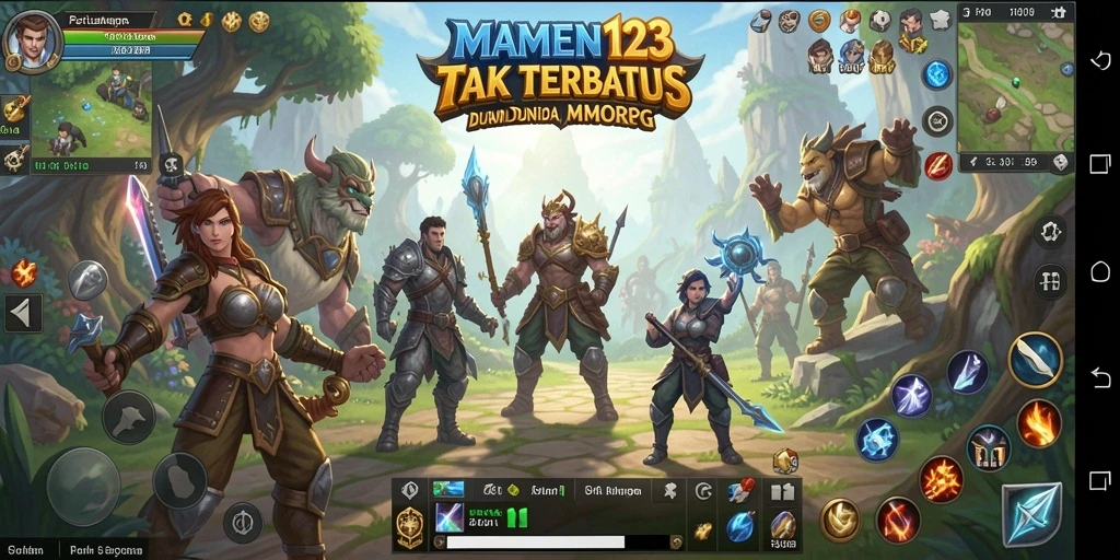 Tampilan gameplay MAMEN123 yang menakjubkan dalam dunia MMORPG.