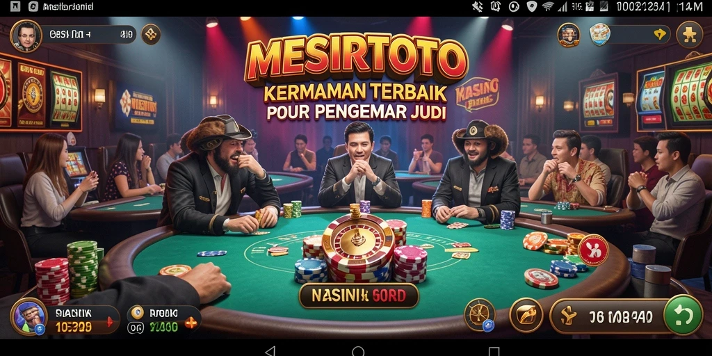 Screenshot gameplay MESIRTOTO menampilkan keseruan permainan Kasino.