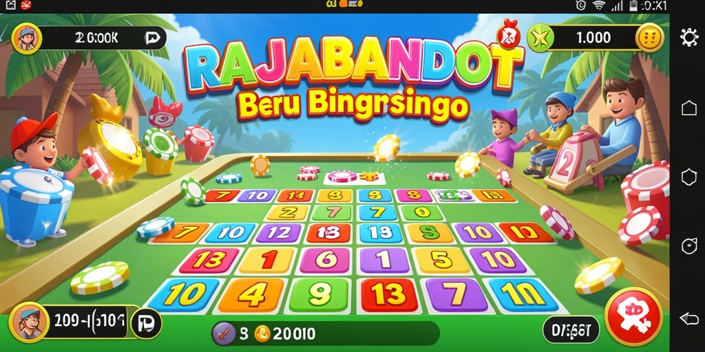 Gameplay seru RAJABANDOT dengan interaksi Bingo yang menyenangkan.