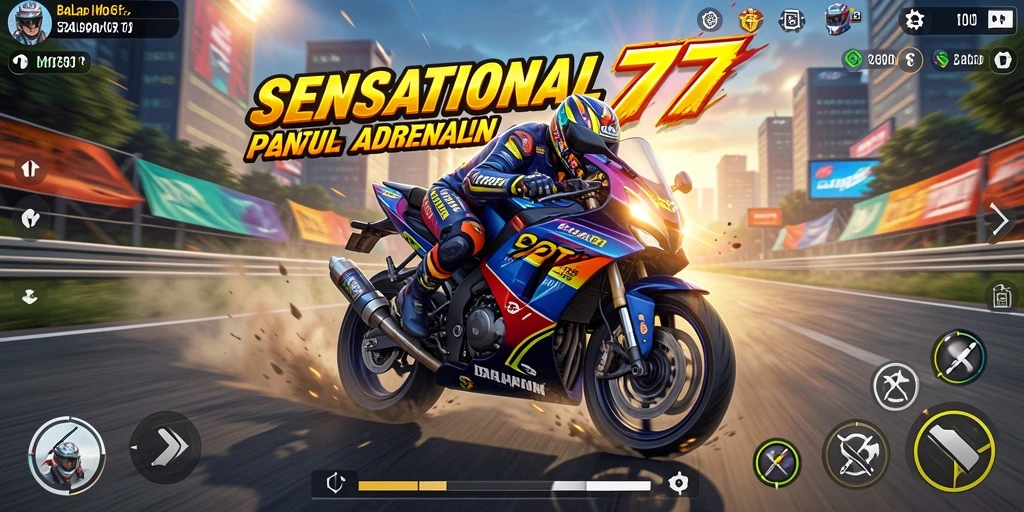 Tampilan gameplay menegangkan dan seru di SENSATIONAL77.
