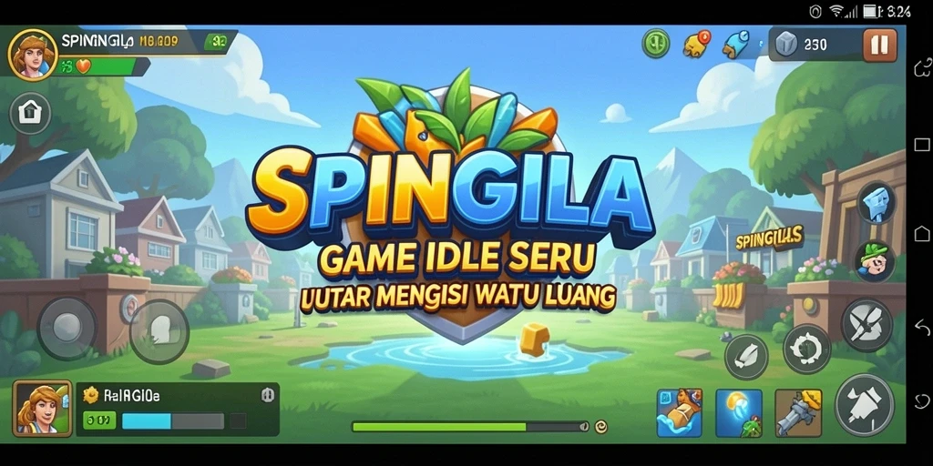 Tampilan gameplay SPINGILA yang memikat dan mengasyikkan.