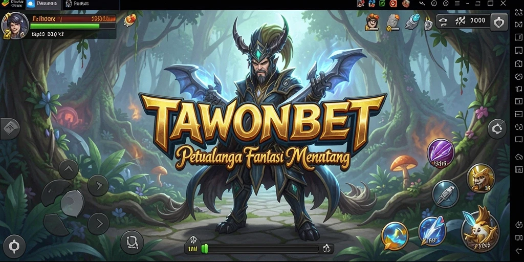 Gameplay TAWONBET memperlihatkan pertempuran seru di dunia fantasi.