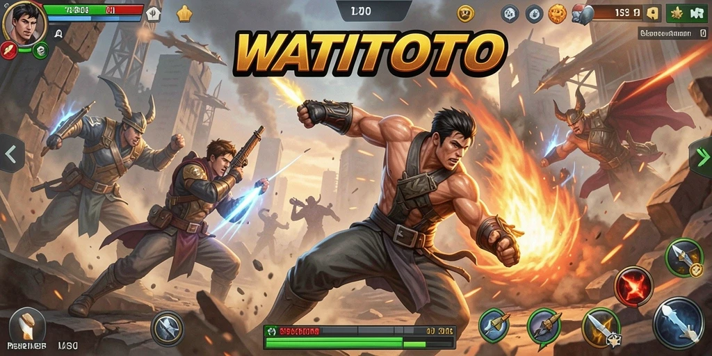 Tampilan gameplay WATITOTO yang seru dan mendebarkan.